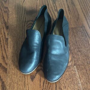 Lucky Brand Men’s Black Leather Slip-On Loafers